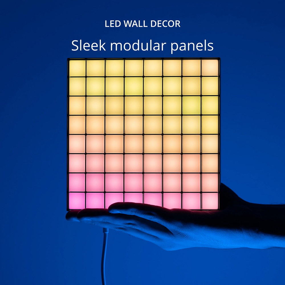 Twinkly Squares 64 RGB LED Smart Panel Light 6 Pack Image 3