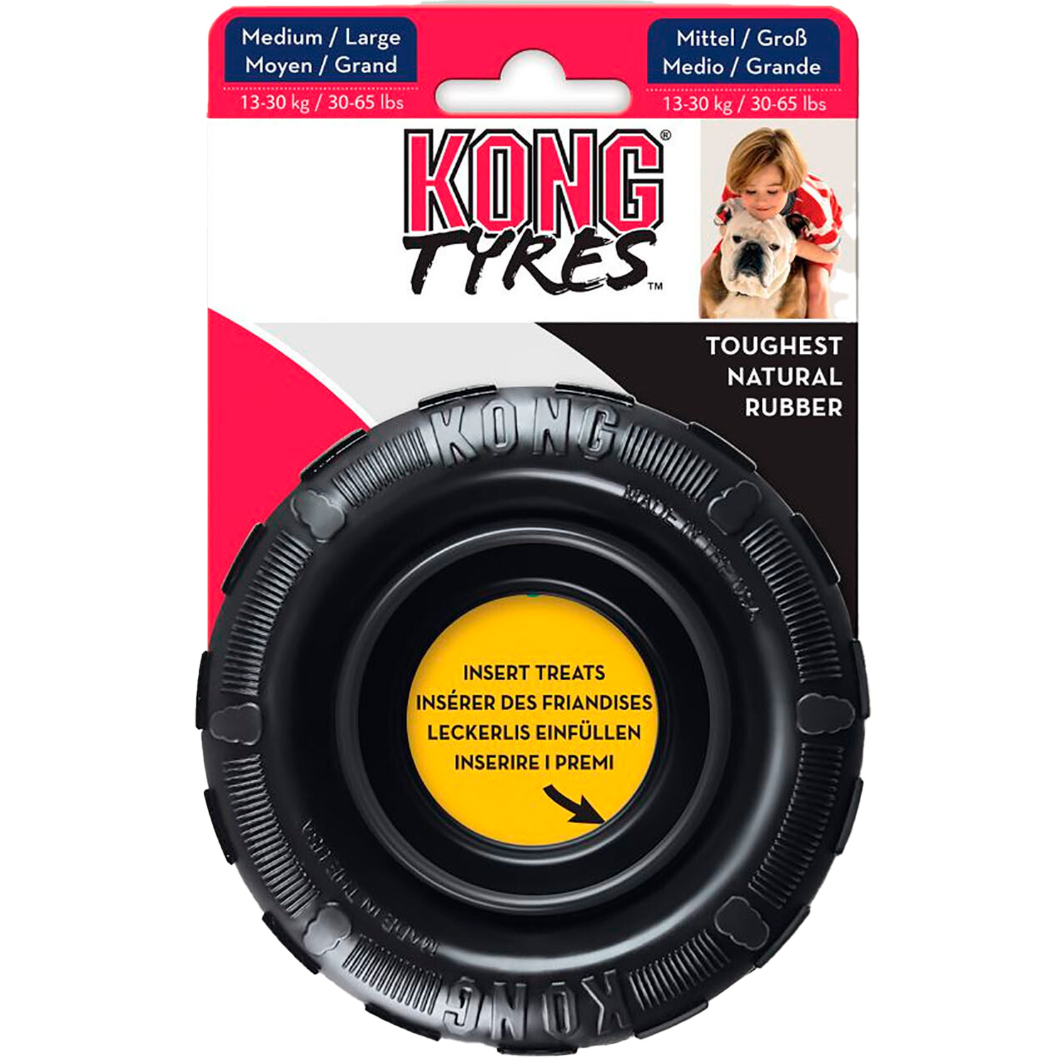 Kong Extreme Traxx Tyre Dog Toy Image 1