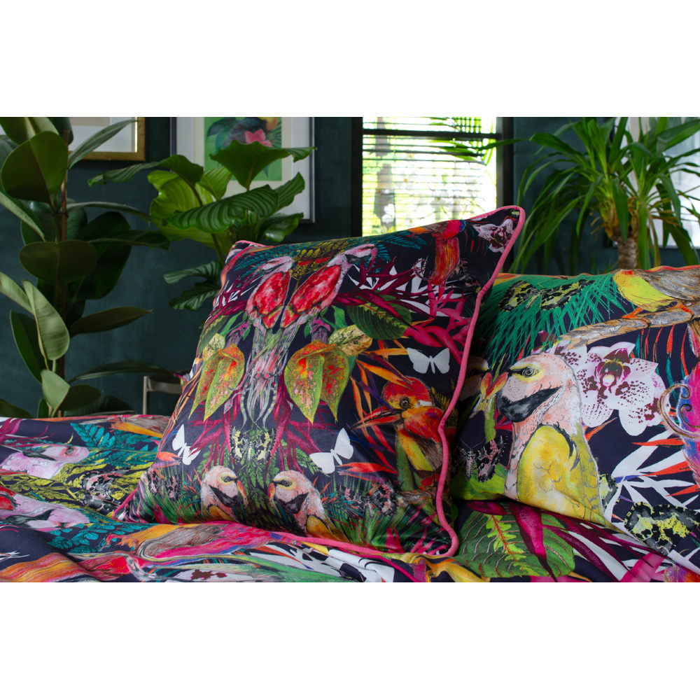 Kirsty Norris Birds of Paradise Cushion 50 x 50cm Image 2