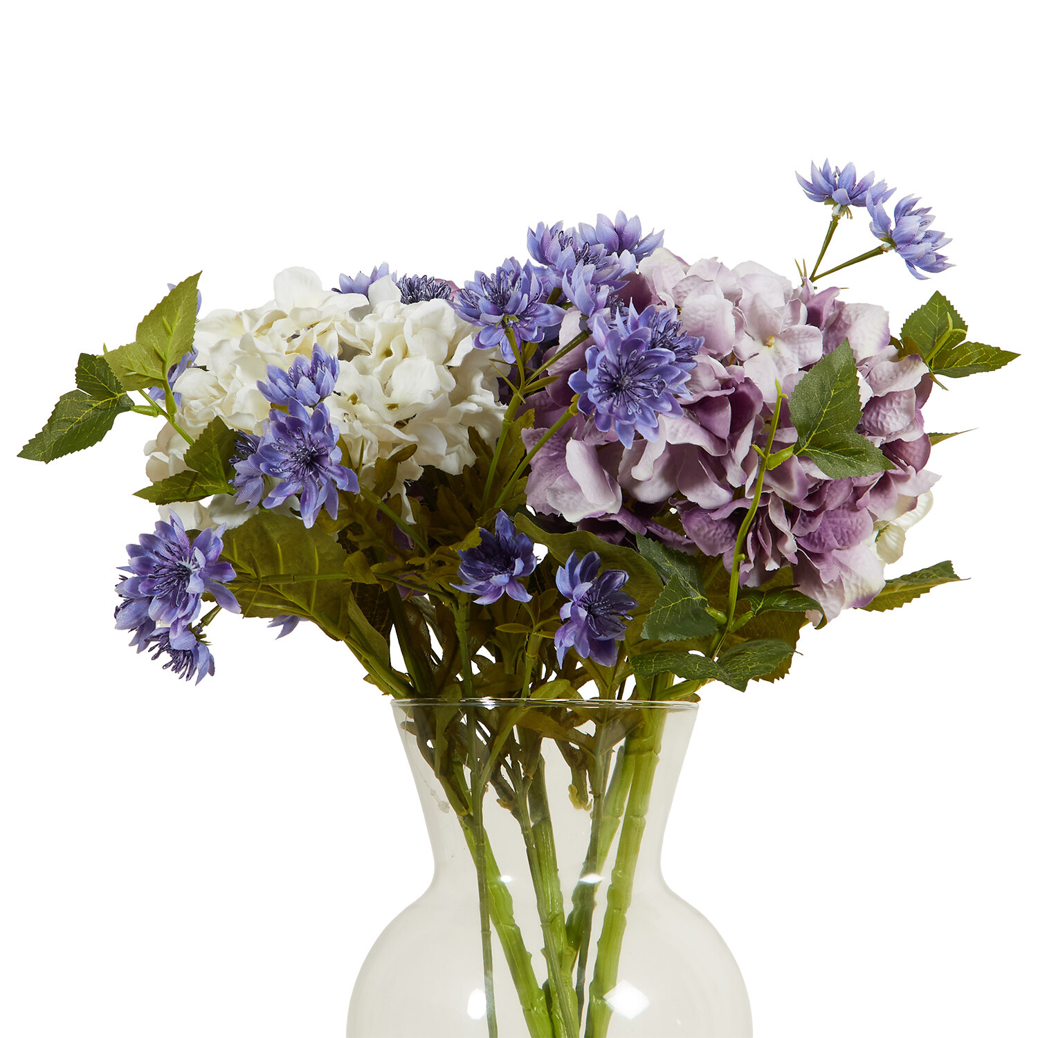 Purple Hydrangea Vase Arrangement - Purple Image 5