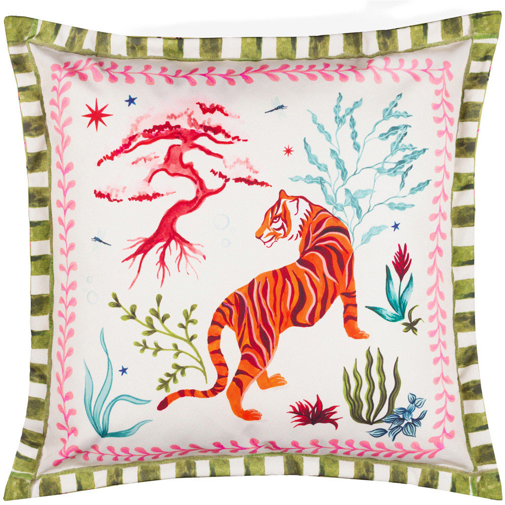 Furn Multicolour Tiger Dream Reversible Cushion 50 x 50cm Image 1