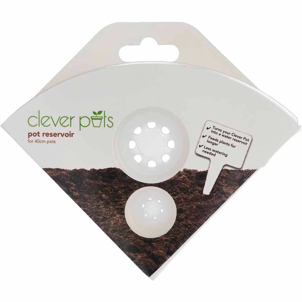 Clever Pots 40cm Round Plant Pot Reservoir Image 3