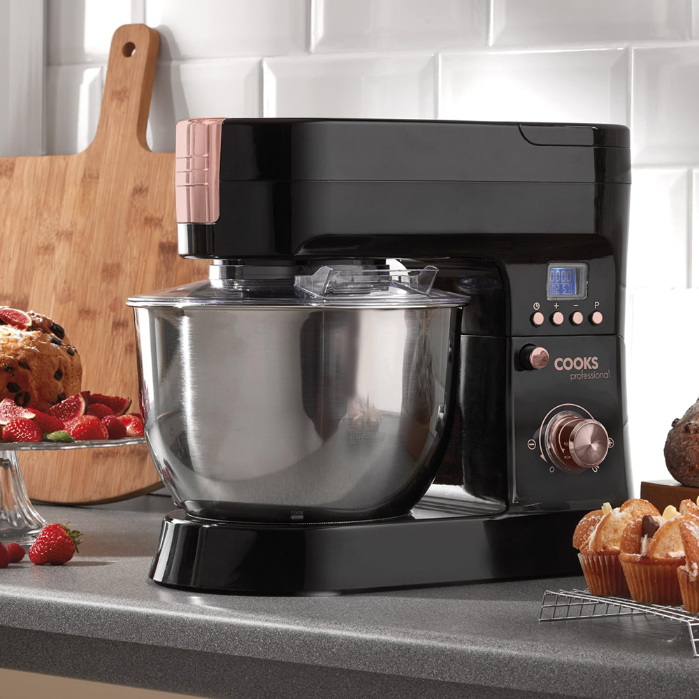 Cooks Professional Black and Rose Gold 6.2L Stand Mixer Food Processor Image 3