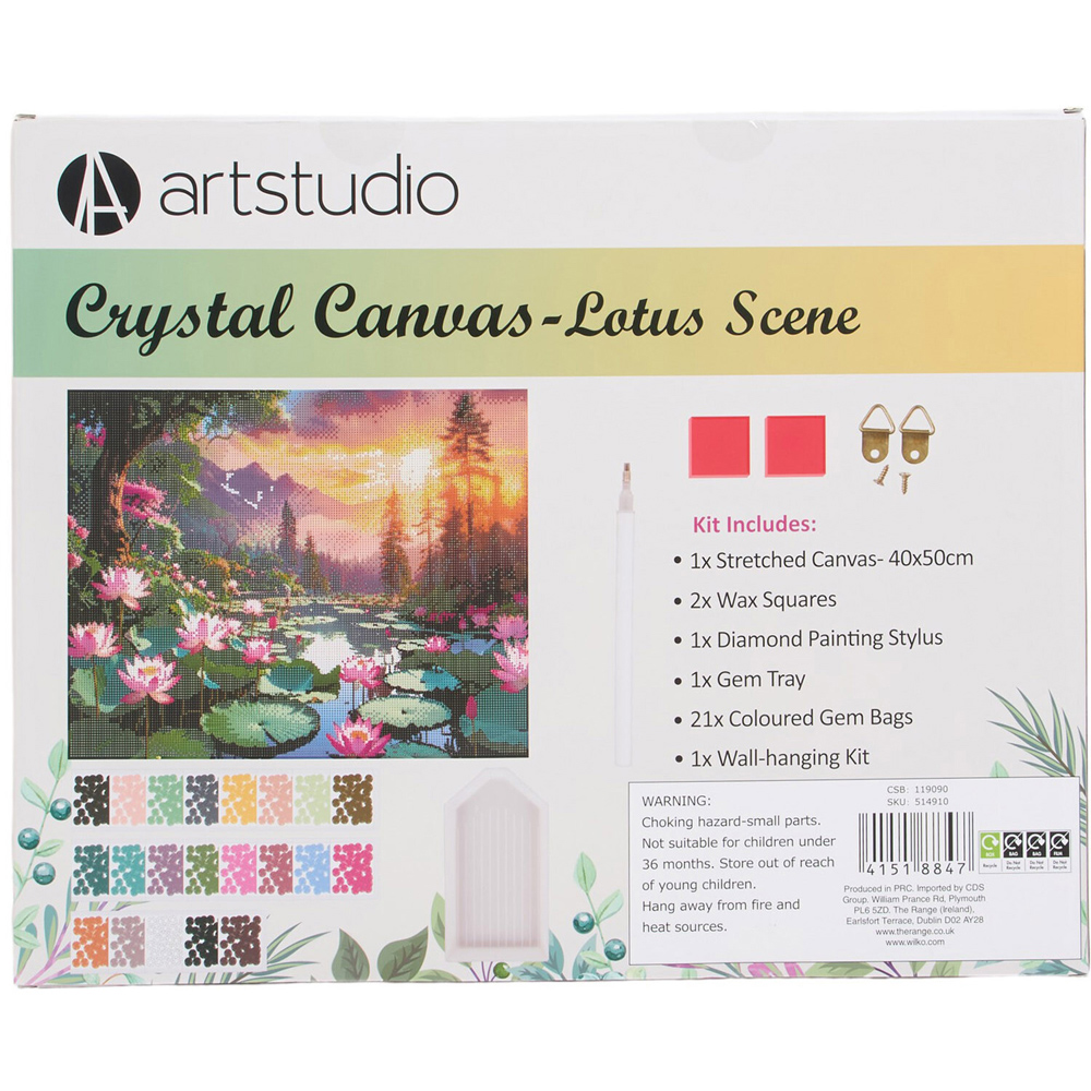 Crystal Canvas Northern Lights or Lotus Scene Kit Image 9