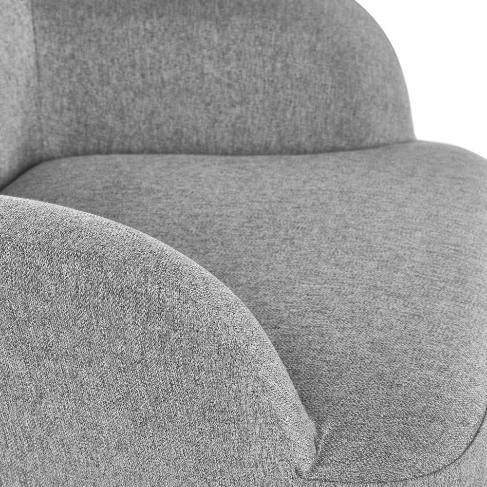 Julian Bowen Davos Grey Accent Chair Image 4