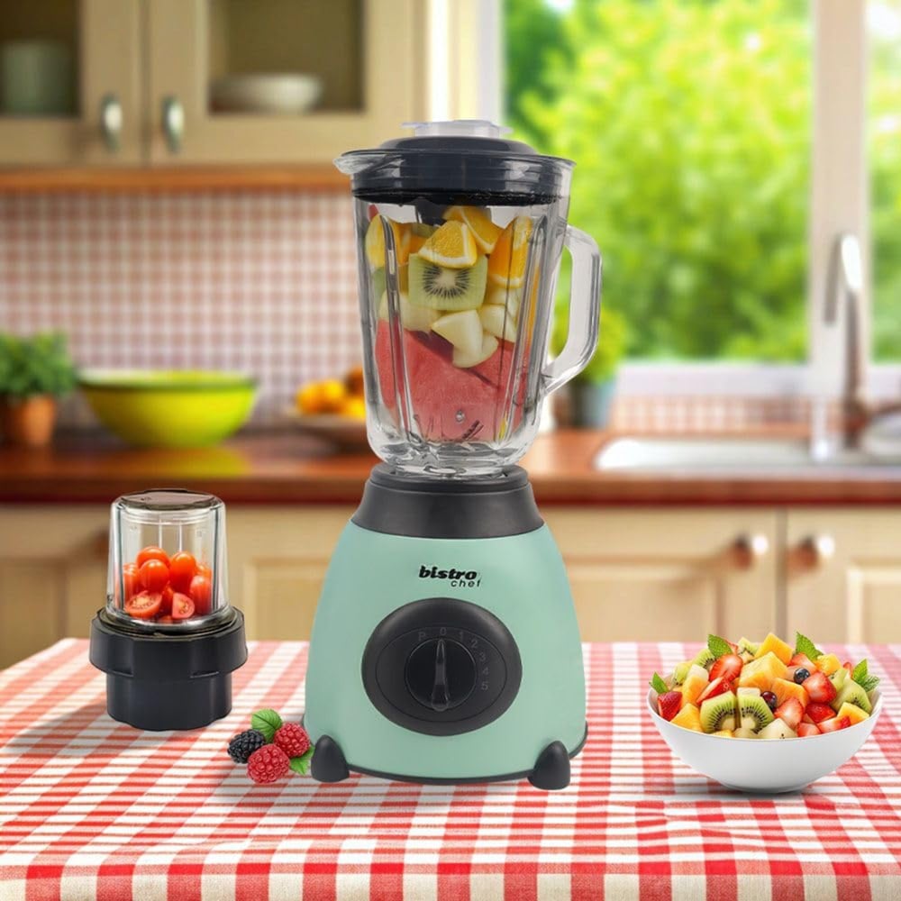 Alivio Bistro Chef 2-in-1 Green Mixer Blender 850W Image 2