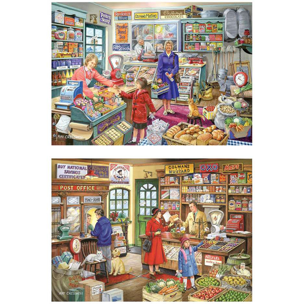 The House of Puzzles Please May I Have Big 500 Piece Jigsaw Puzzle 2 Pack Image 1