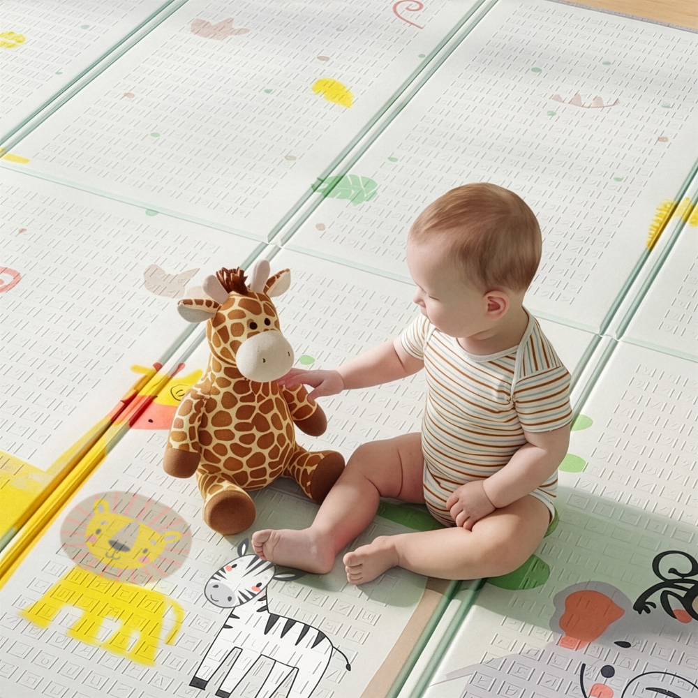 Liberty House Toys Jungle and Dinosaur Toddler Play Mat Image 4