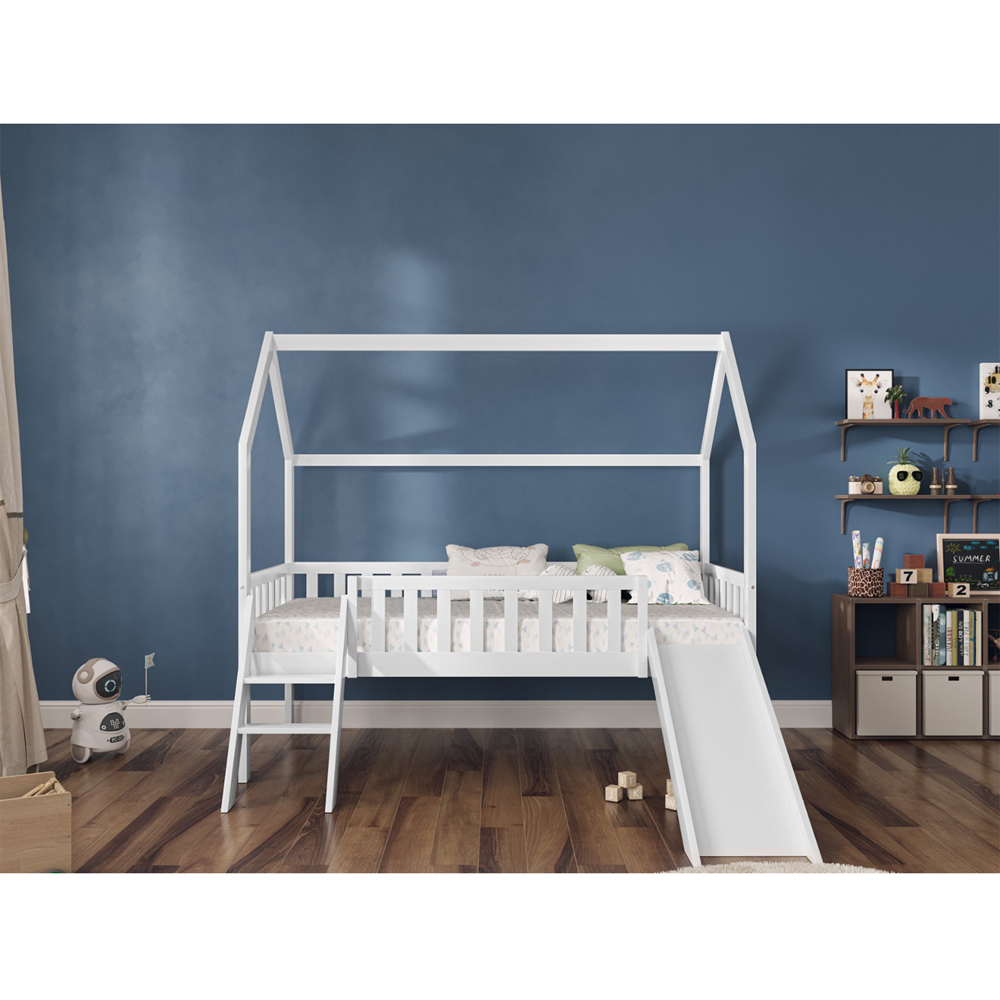 Flair Explorer White Pine Mid Sleeper with Slide and Rails Image 4