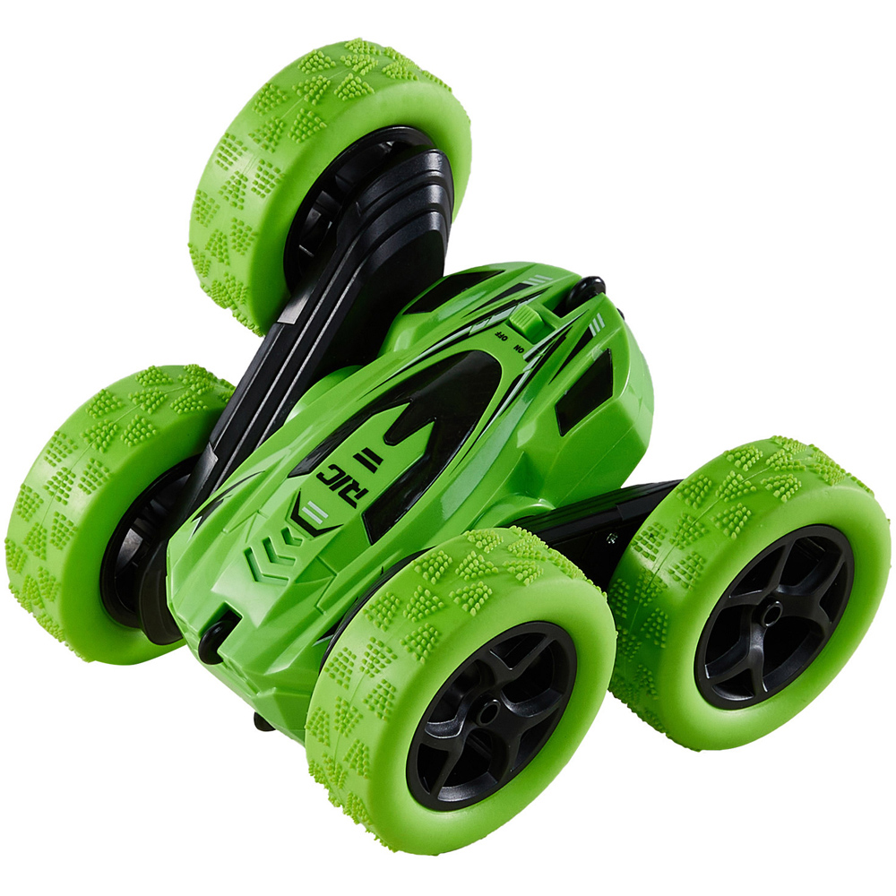 Living and Home Green 2.4G RC Stunt Car Toy Image 4
