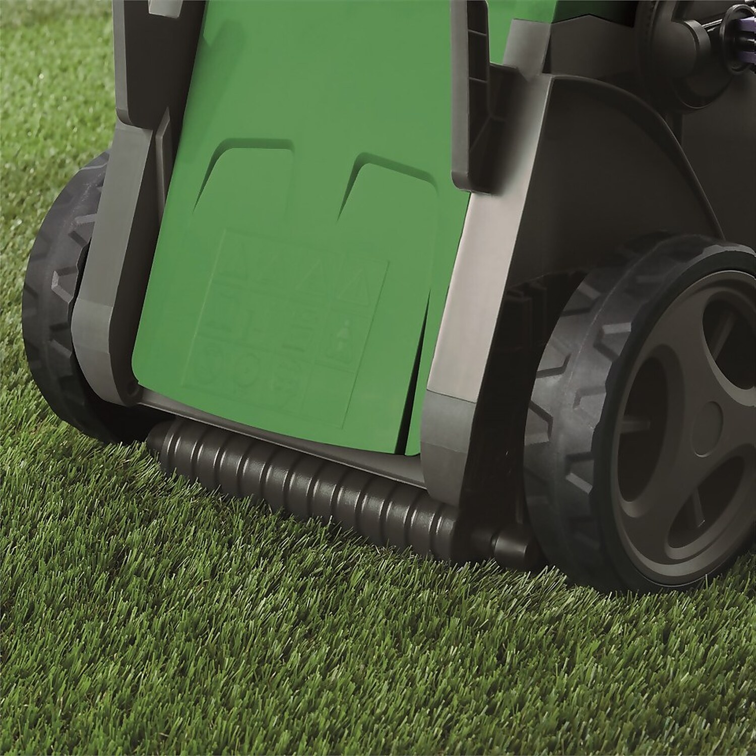 Powerbase 1600W 37cm Green Electric Lawn Mower Image 2