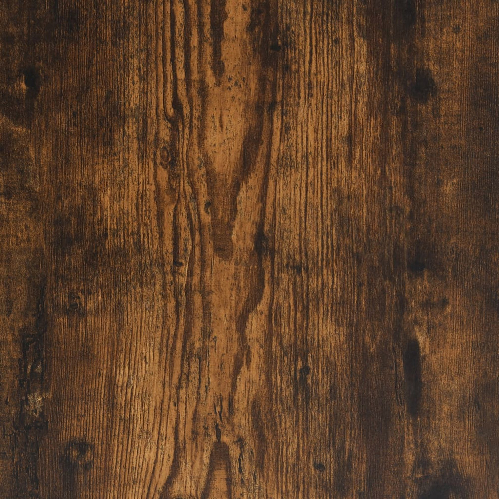 vidaXL 3 Shelf Smoked Oak Narrow Sideboard Image 8