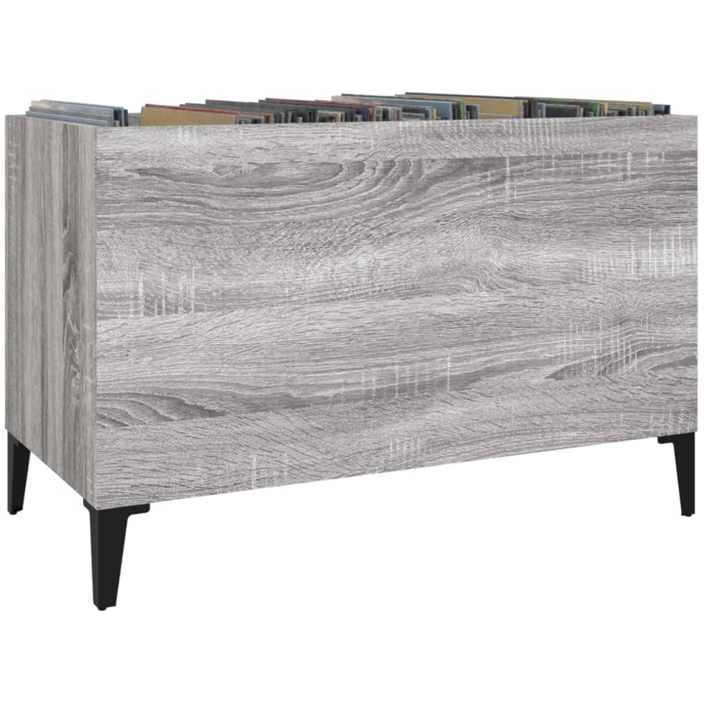 vidaXL White Record Cabinet Image 3