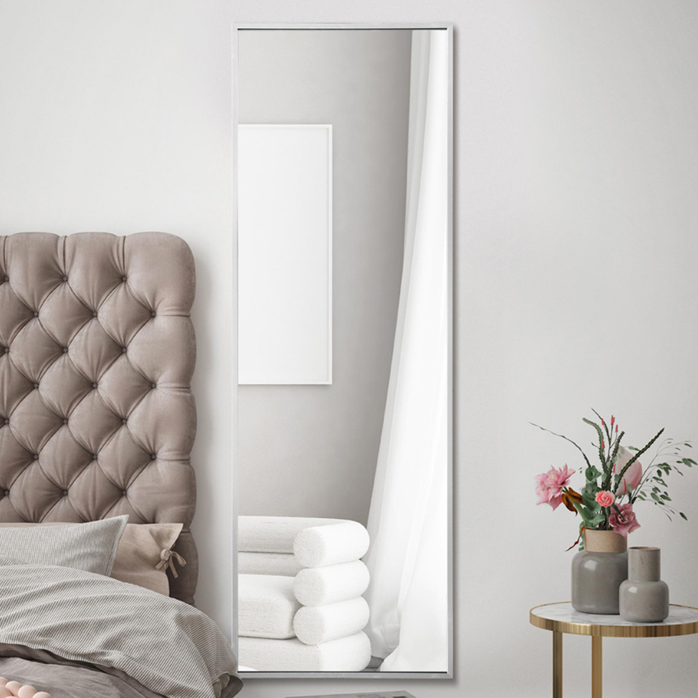 MirrorOutlet The Artus Silver Aluminium Edged Wall Mirror 120 x 40cm Image 2