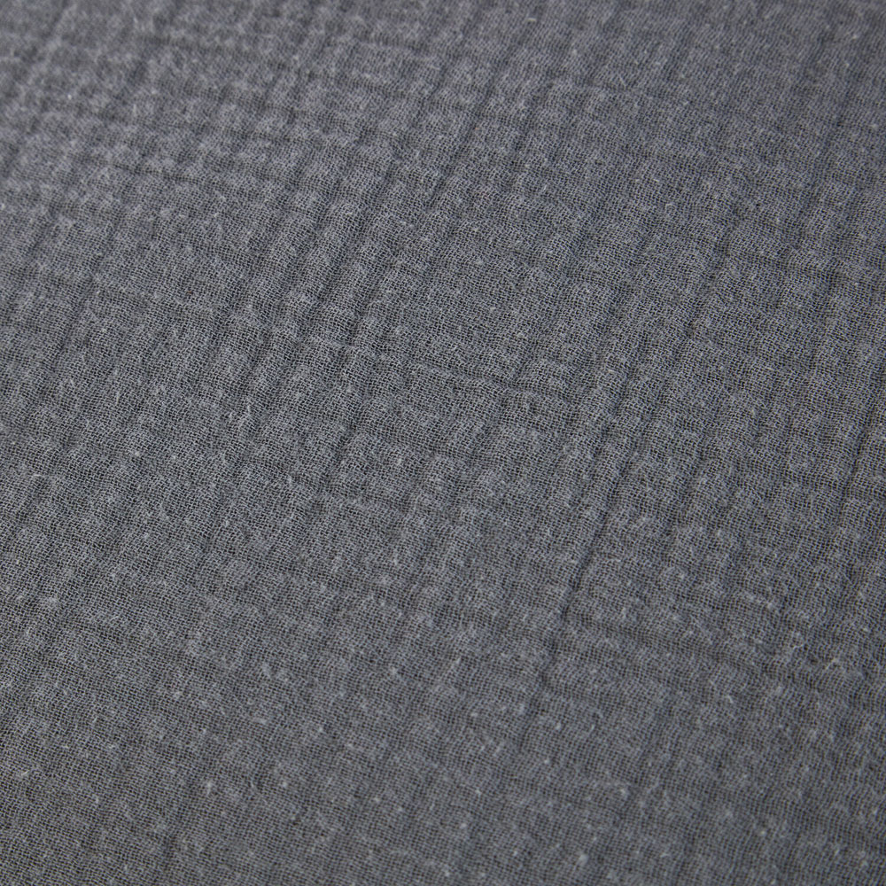 Muslin Duvet Set Grey King Image 5