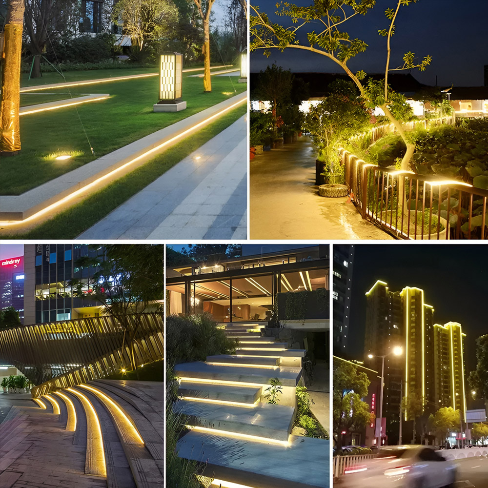 ENER-J Warm White LED 3000K IP65 Solar Powered Strip Light 20m Image 2