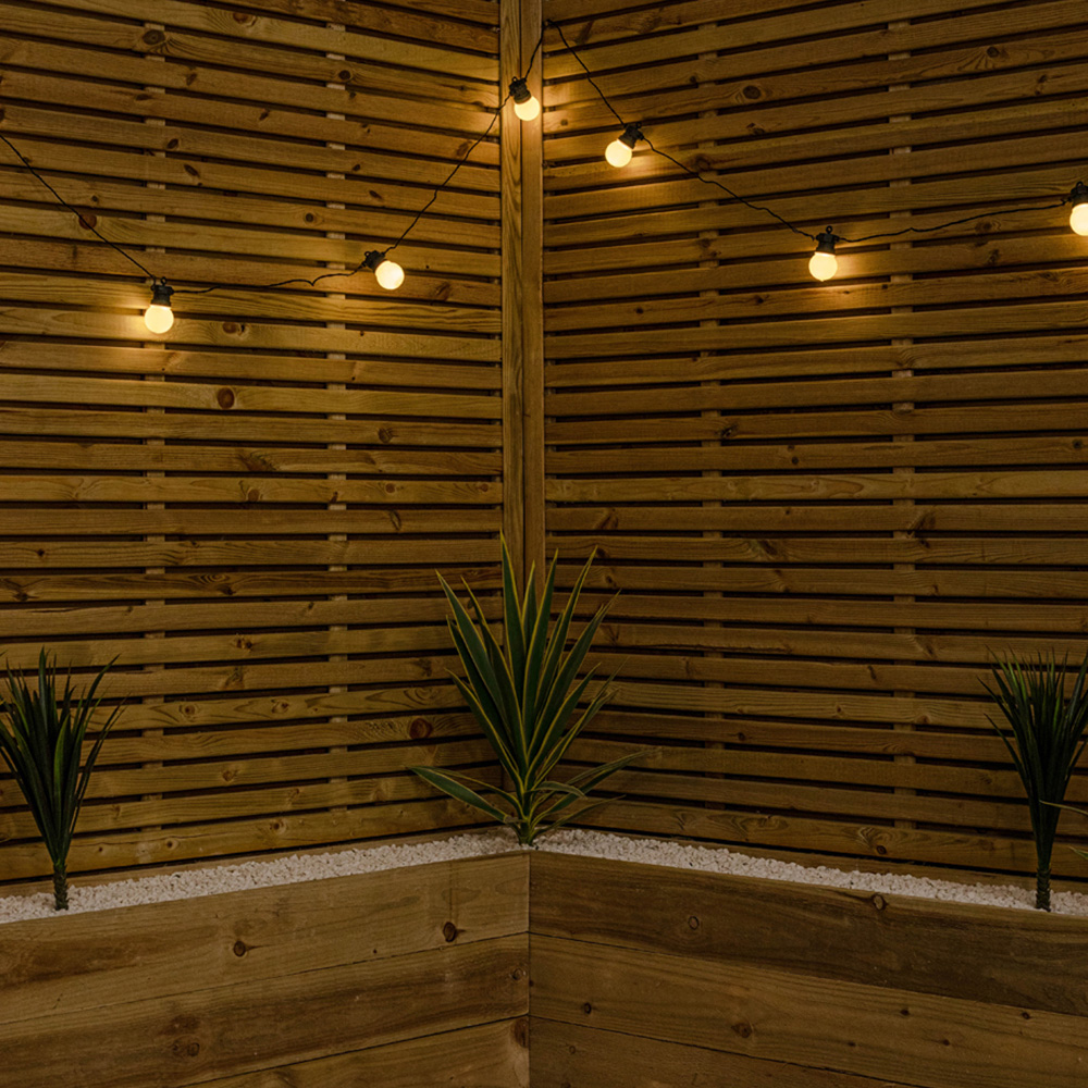 Samuel Alexander Warm White LED Connectable Party Festoon Lights 10 Pack Image 6