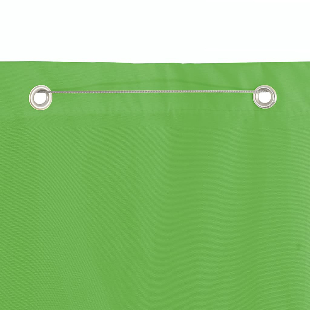 vidaXL 80 x 240cm Green Oxford Fabric Balcony Privacy Screen Image 4
