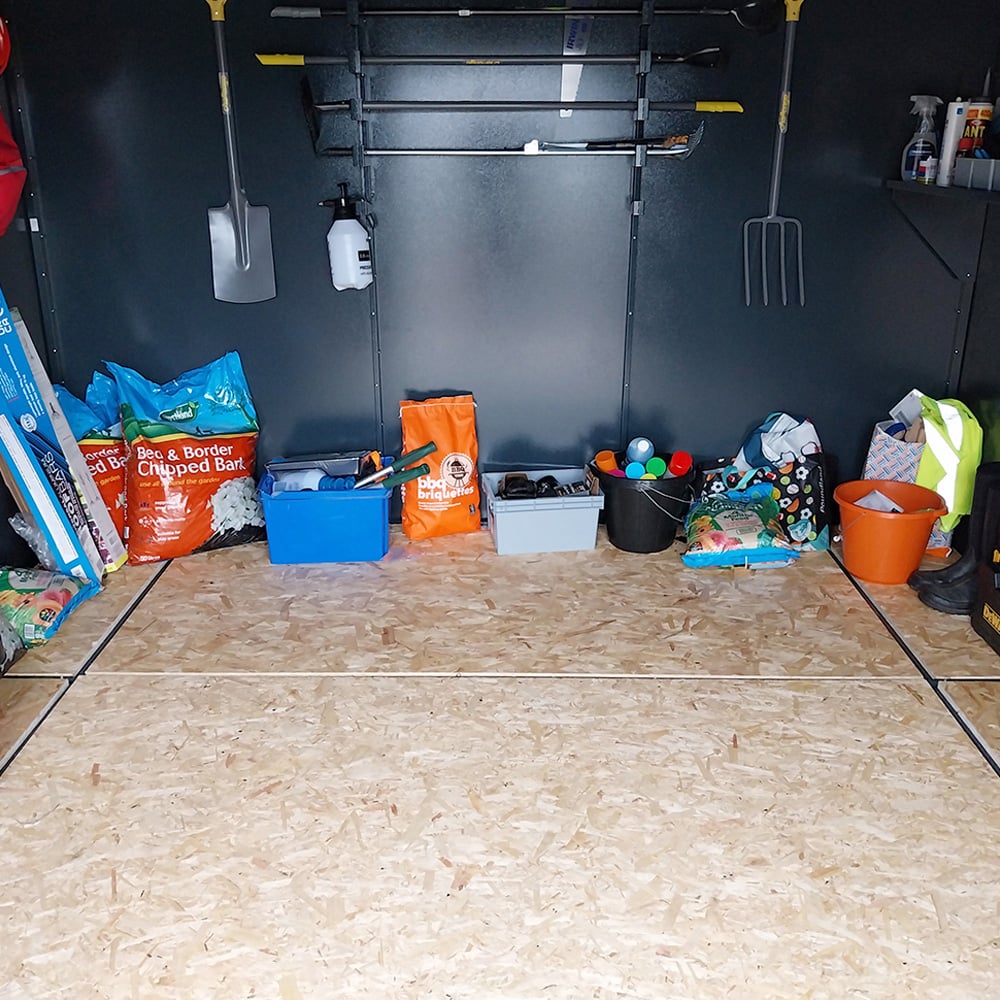 Asgard Garrison 10 x 7ft Double Door Green High Security Apex Workshop Shed Image 7