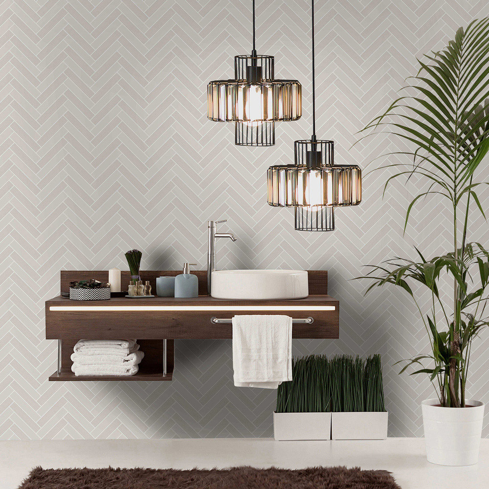 Rasch Wallpaper Cerros Tile Stone Wallpaper Image 4