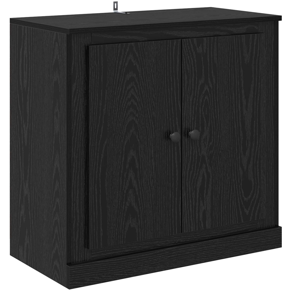 vidaXL Black Sideboard Set of 3 Image 5