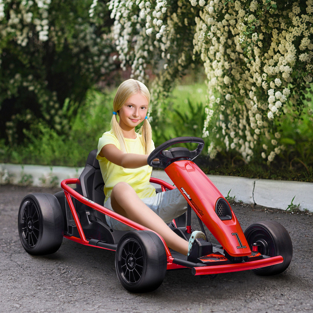 Tommy Toys Kids Electric Go Kart Red Image 2