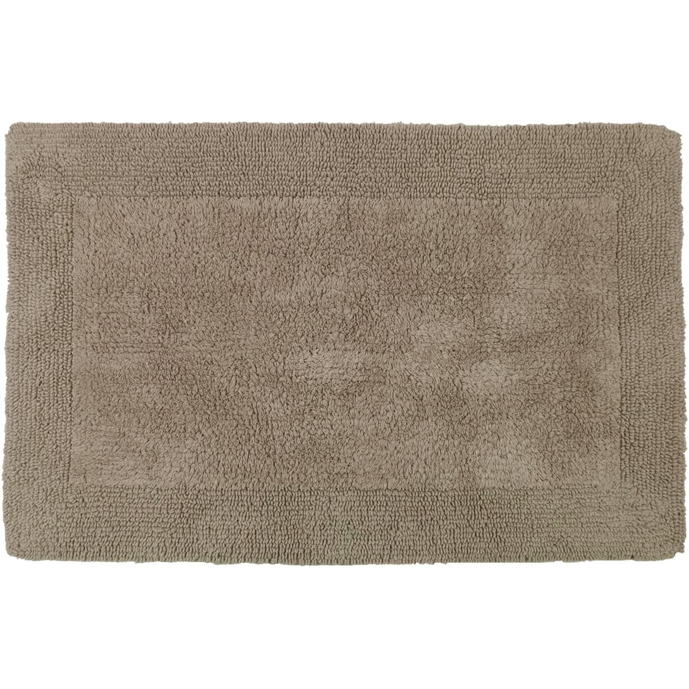 Allure Bath Fashions Elegance Mocha Reversible Bath Mat 53 x 85cm Image 1