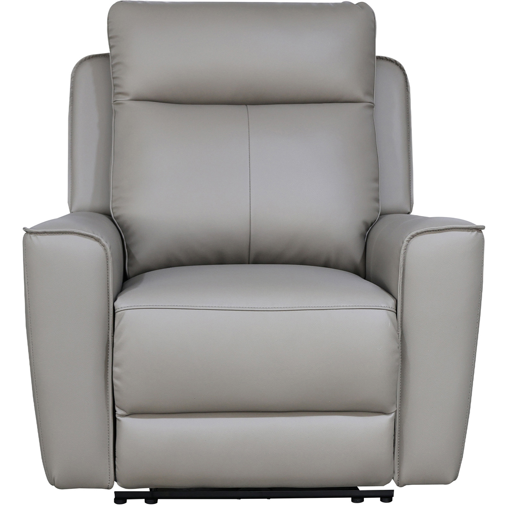 Aspire Elmhurst Elephant Leather Power Recliner Armchair with USB and USB-C Charging Image 4