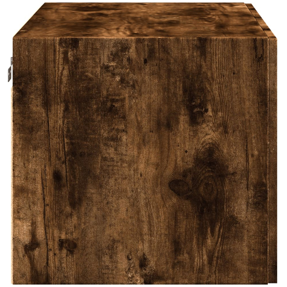 vidaXL 2 Door Smoked Oak Wall Cabinet Image 5