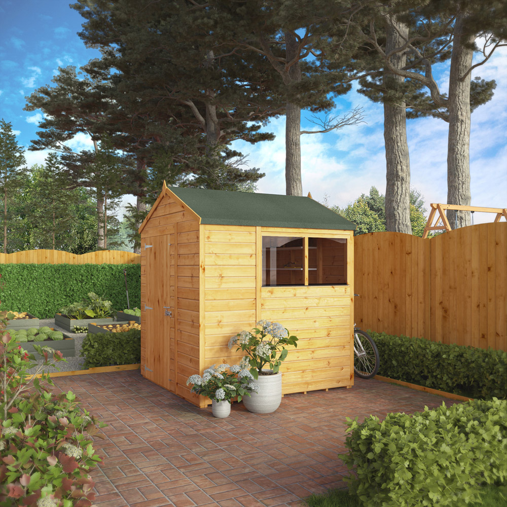 Mercia Woodsman 6 x 6ft Shiplap Apex Shed Image 2
