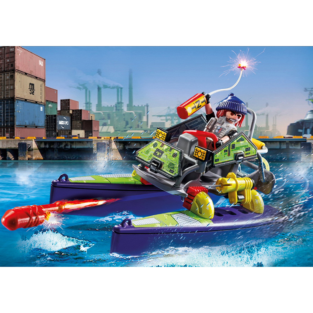 Playmobil Tactical Unit Multi-Terrain Quad Playset 59 Piece Image 8