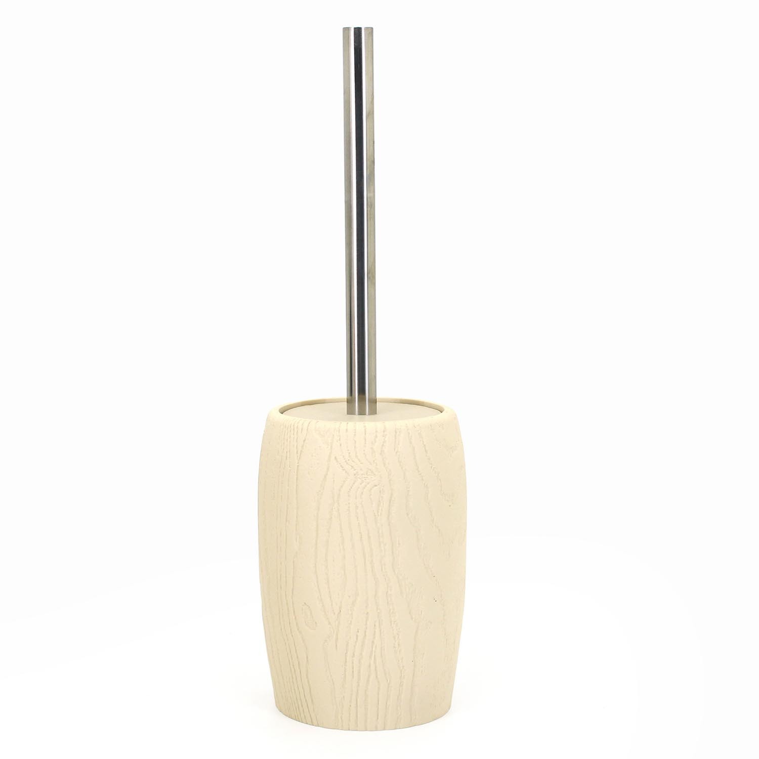 Wood Grain Toilet Brush Holder - Natural Image