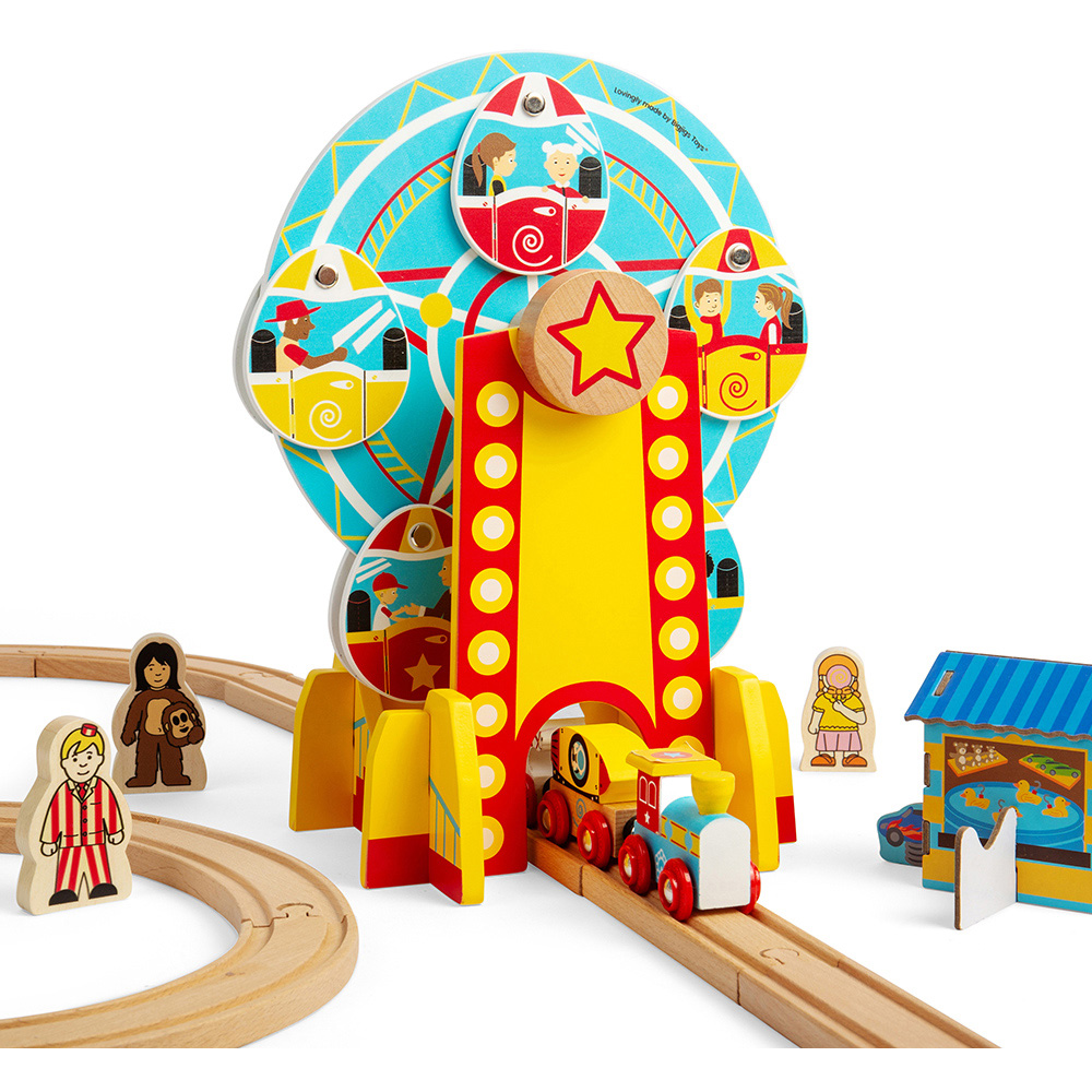 Bigjigs Rail Wooden Ferris Wheel Tunnel Image 2