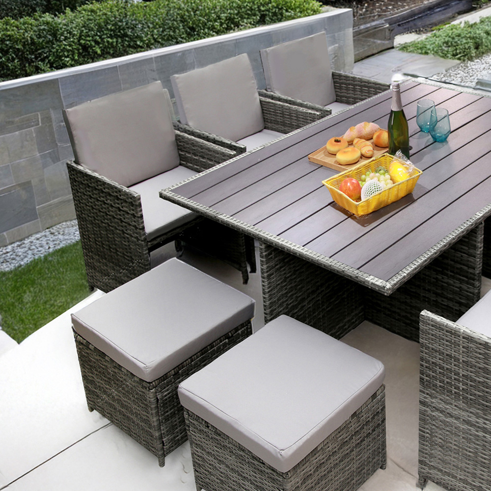 RayGar Hestia 10 Seater Rattan Garden Lounge Set Image 7