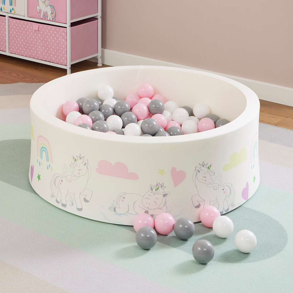 Liberty House Toys Unicorn Play Tent with Ball Pit Image 4