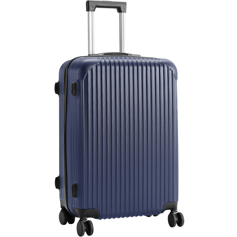 H&O Direct Medium Blue Hardshell Suitcase Image 1