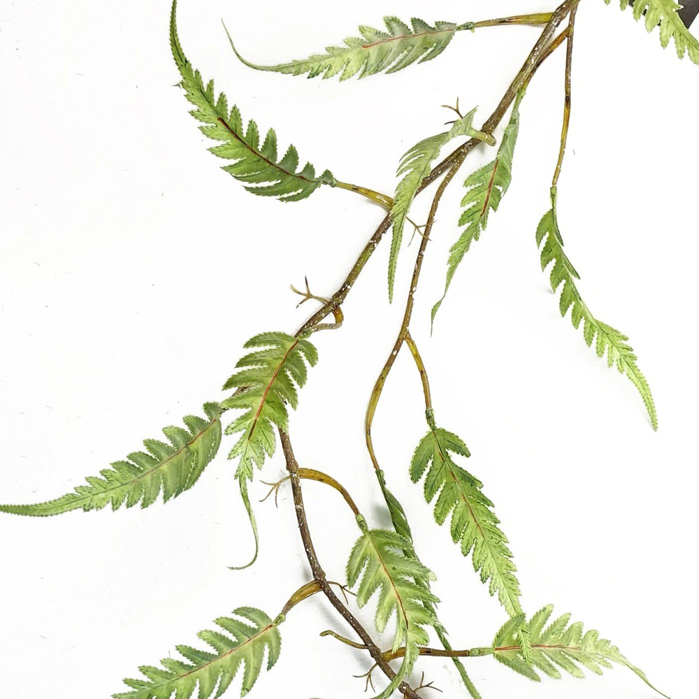 Leaf Trailing Fern Foliage Hanging Artificial Plant 4.1ft Image 2