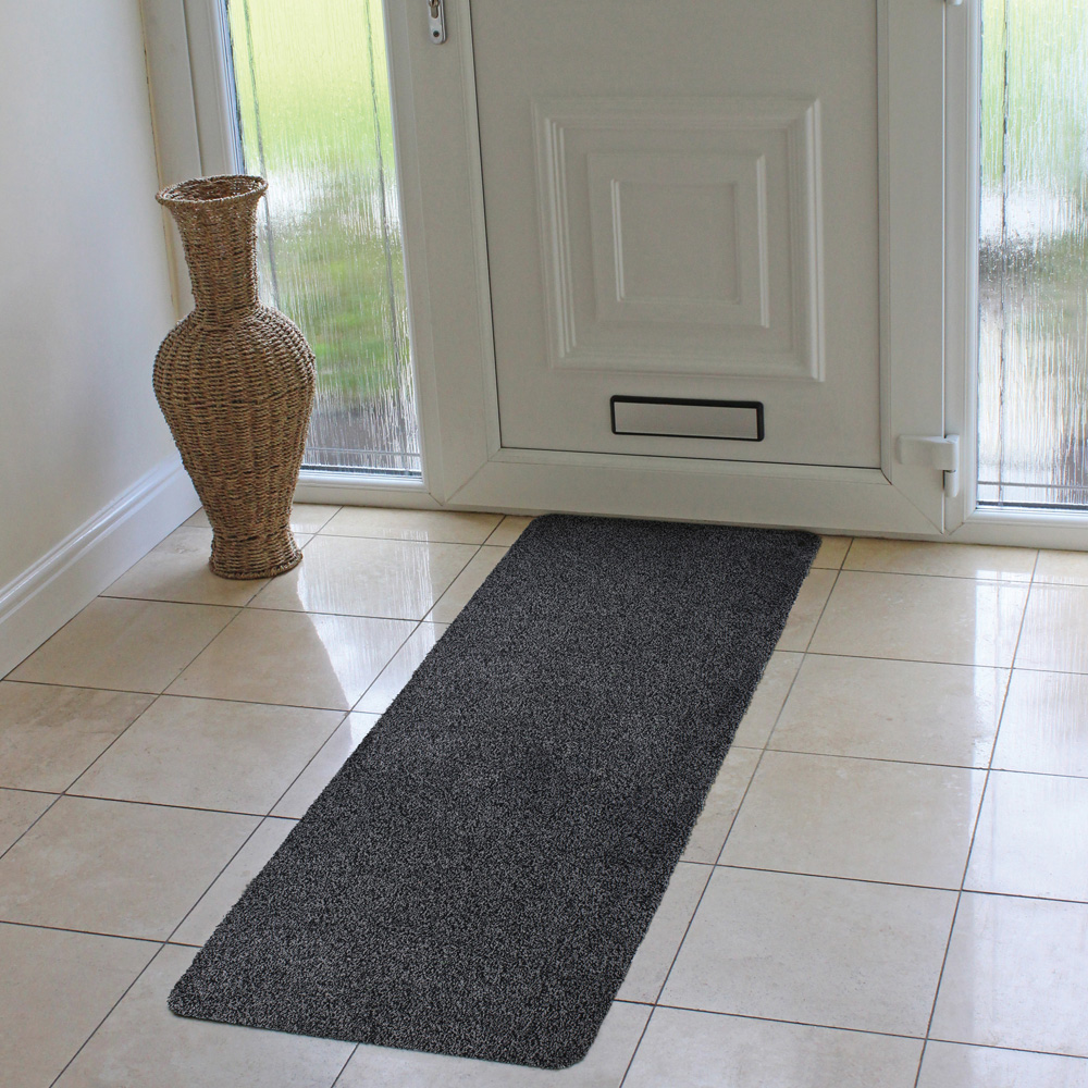 JVL Tanami Charcoal Barrier Runner 50 x 150cm Image 2
