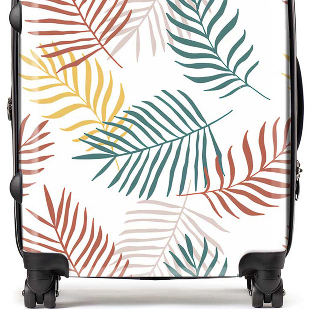 Warren Reed Designer Large Palm Branches in Natural Colours Suitcase Image 2