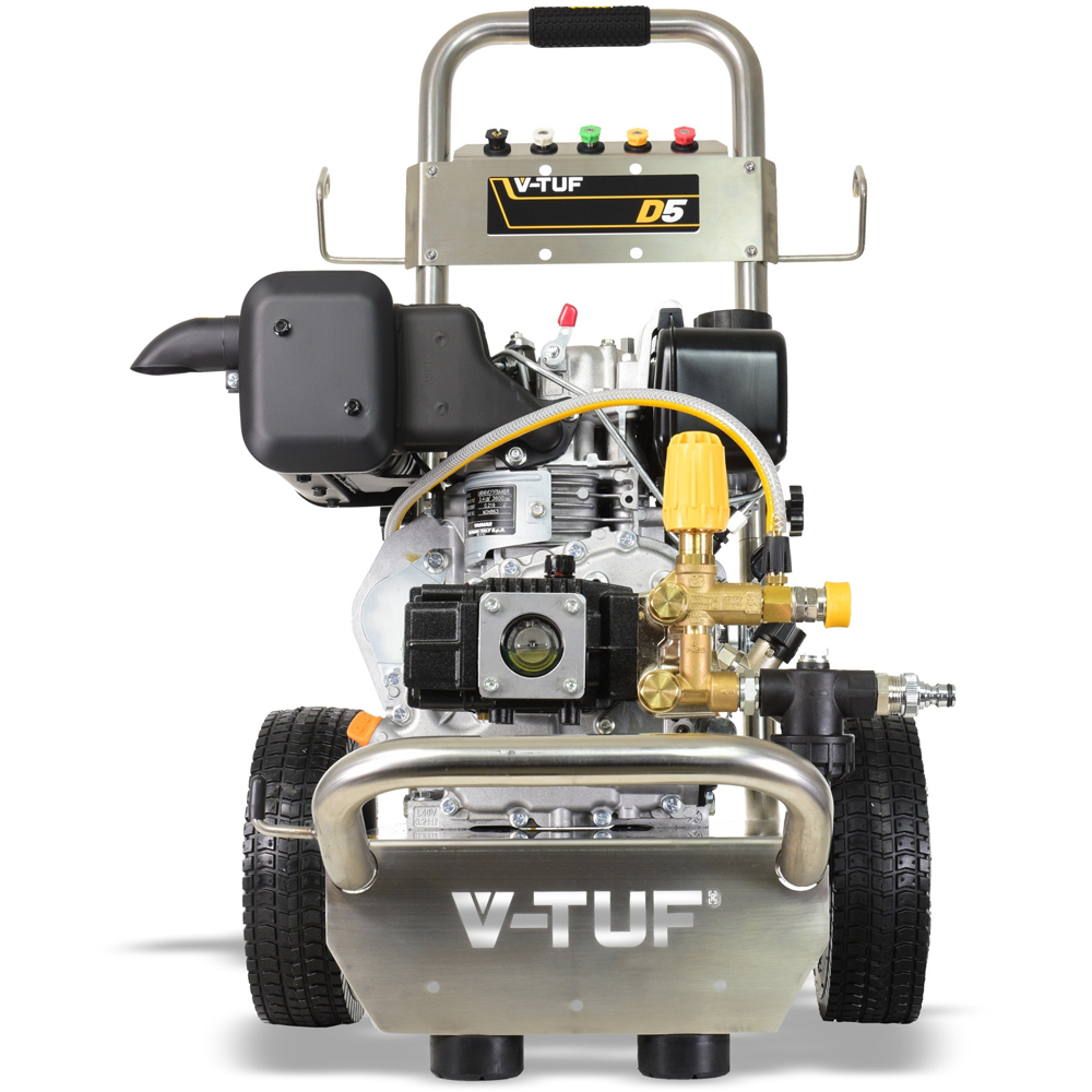 V-TUF D5 5HP Direct Drive Diesel Pressure Washer 150Bar Image 2