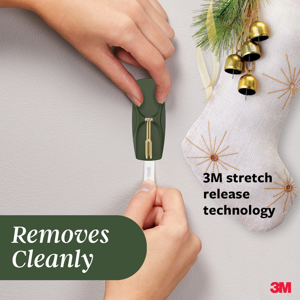 Pack of 6 Command Medium Wire Hooks Rosemary Image 5