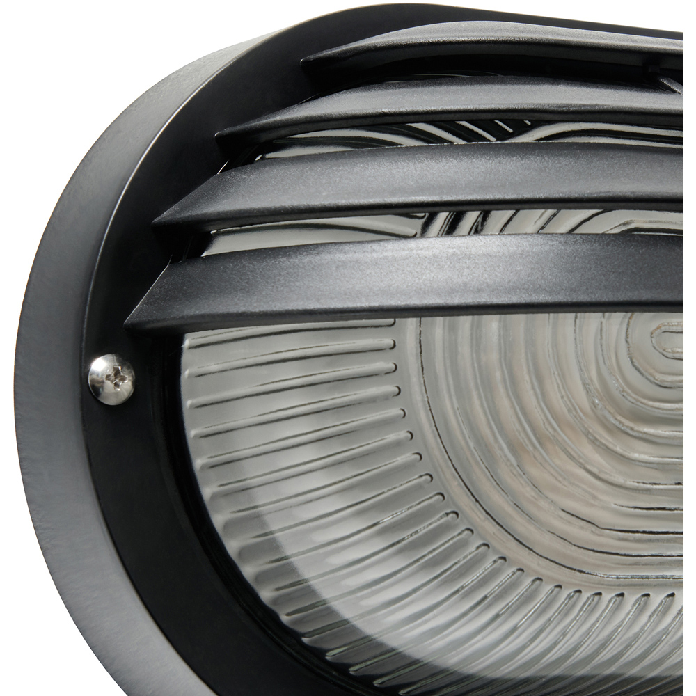 Coast Purlie Black Oval Bulkhead Wall Light Image 4