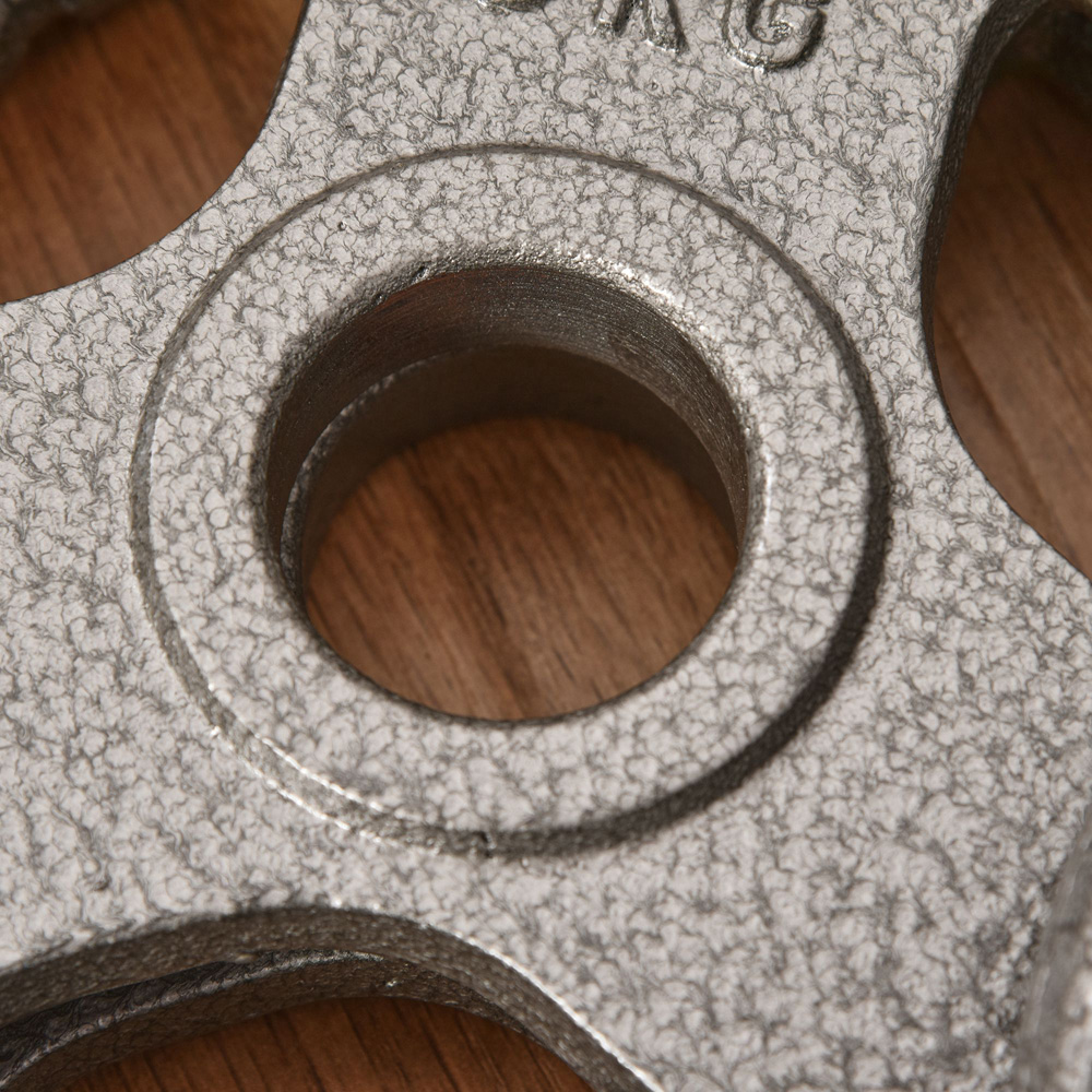 HOMCOM Olympic Barbell Weight Plate 4 Pack Image 3