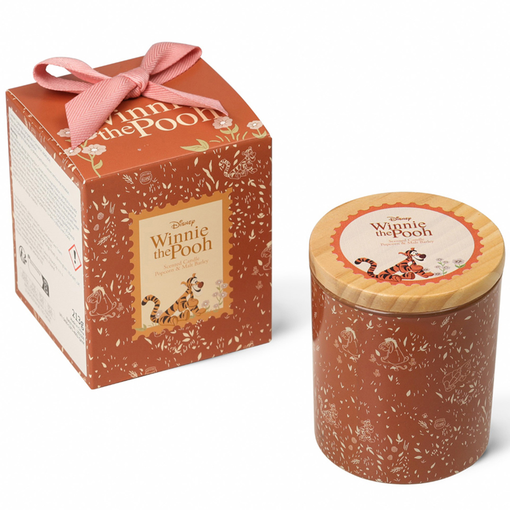 Disney Winnie The Pooh Popcorn and Malt Barley Scented Candle 213g Image 4