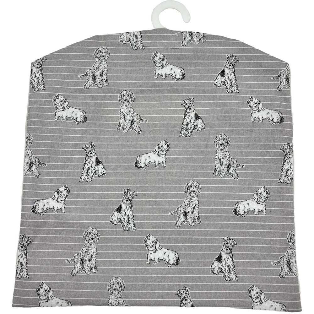 Waggy Tails Printed Peg Bag Grey Image 2