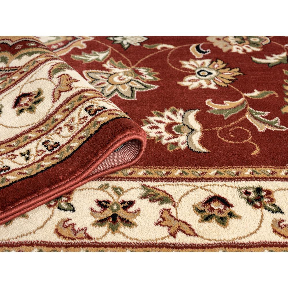 Portland HMC Sherbourne Red Traditional Rug 120 x 170cm Image 3