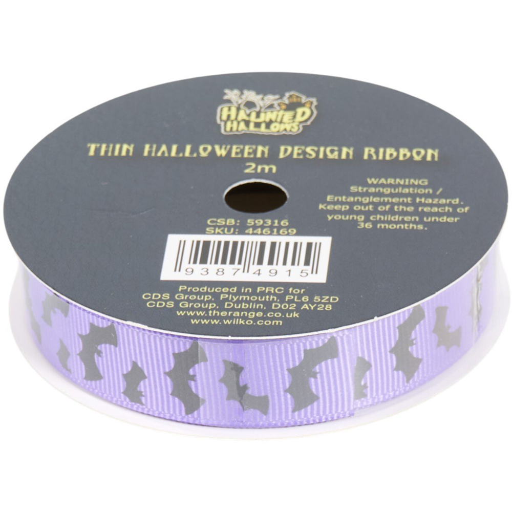 Thin Halloween Ribbon Image 8