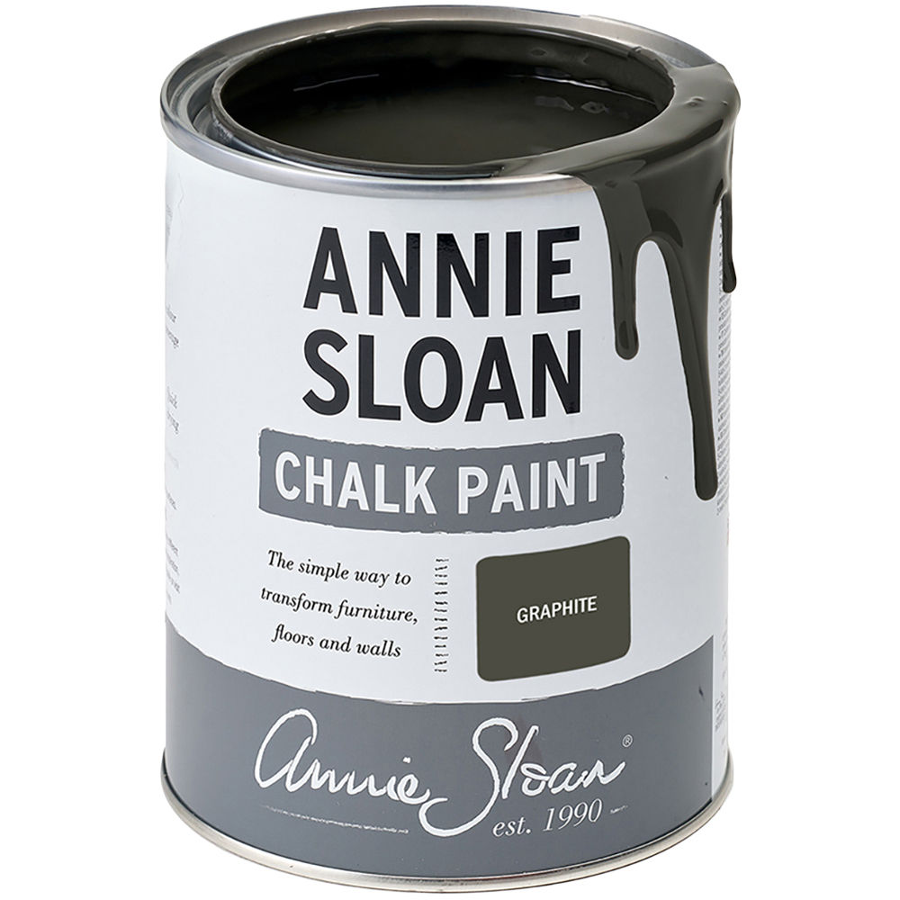 Annie Sloan Graphite Matt Chalk Paint 1L Image 2