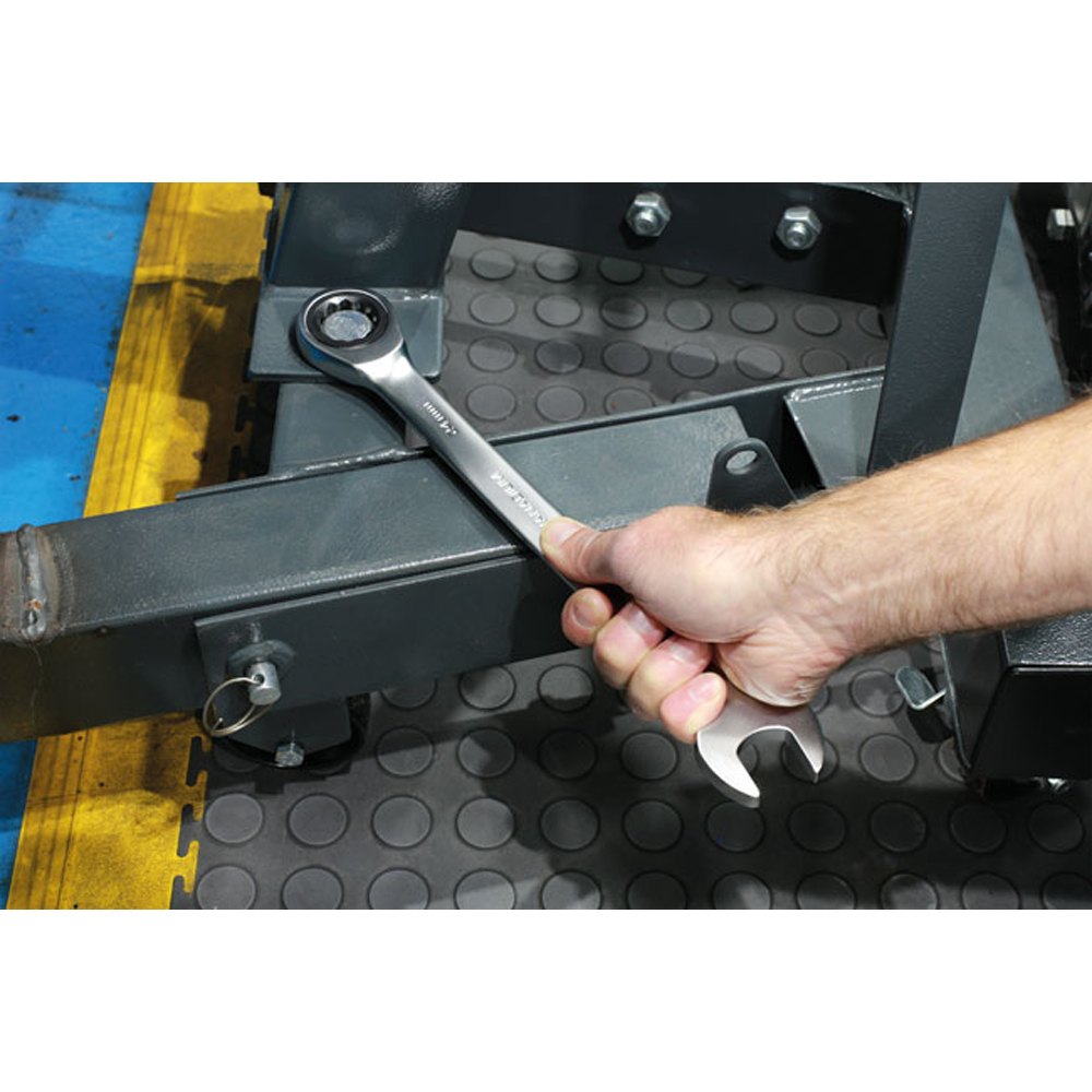 Laser 7 Piece Ratchet Ring Combination Spanner Set Image 6