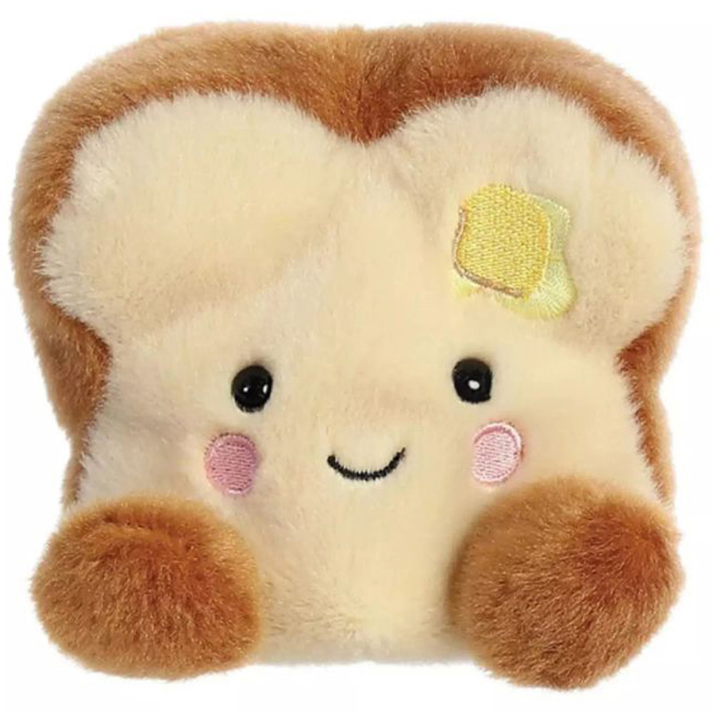 Aurora Palm Pals Buttery Toast and Ebi Shrimp Sushi Soft Toys 13cm Image 2